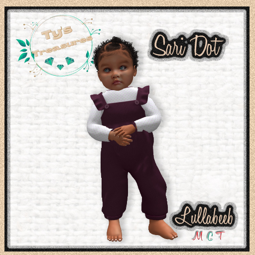 {TT} Sari Dots Overalls - Lullabeebs