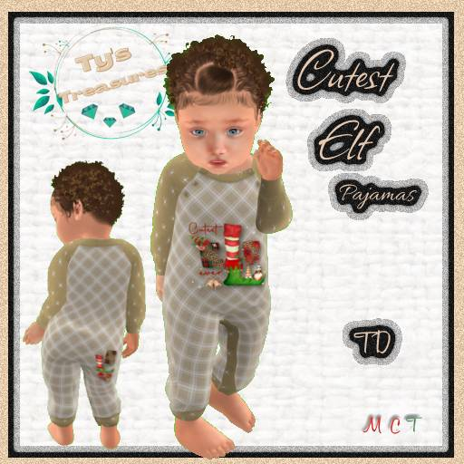 {TT} Cutest Elf Pajamas - TD
