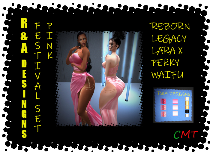 R&A FESTIVAL SET PINK