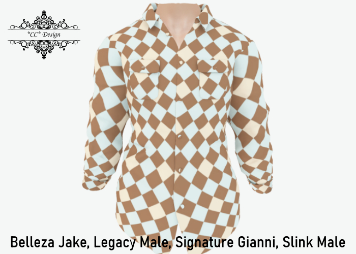 (118) *CC* Christian Shirt Retro Brown