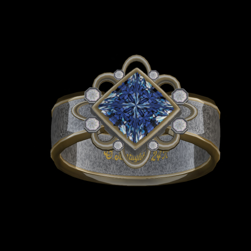 Sapphire Flower Bracelet {OS}