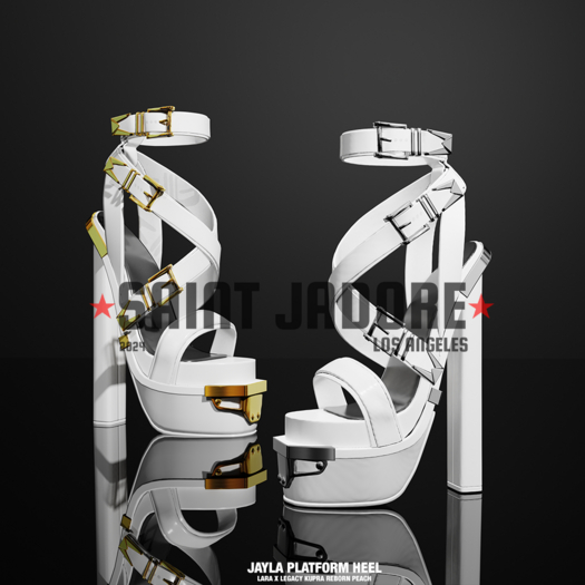 [SAINT JADORE] Jayla Heel - White