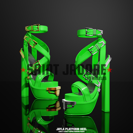 [SAINT JADORE] Jayla Heel - Lime