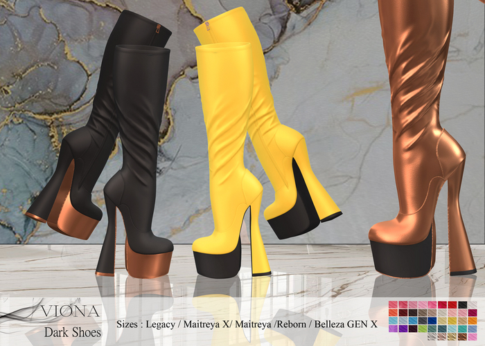 VIONA- Dark Boots Fatpack
