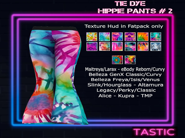 Tastic-Tie Dye Hippie Pants #2