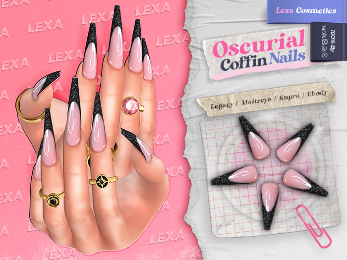 Lexa - Oscurial Coffin Nails.