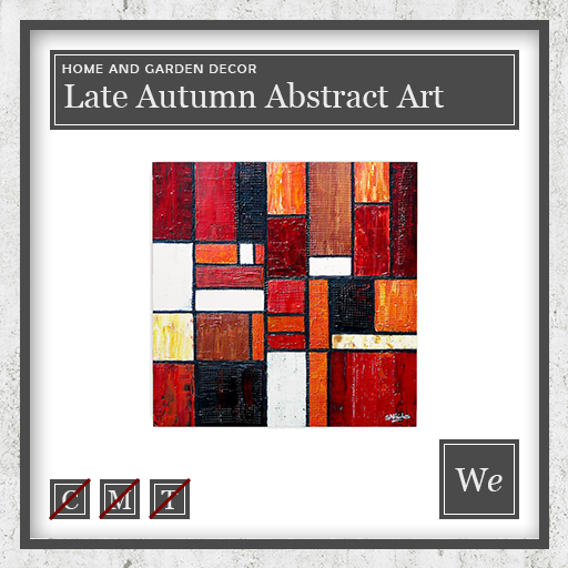 Late Autumn Abstract Art
