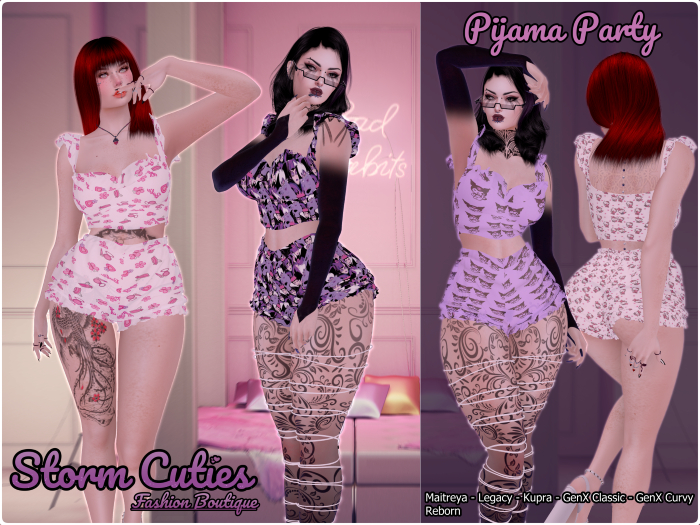 ^-^STORM CUTIES^-^  - Pijama Party - Promo FatPack -