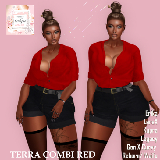 "n'Click style" TERRA COMBI RED 