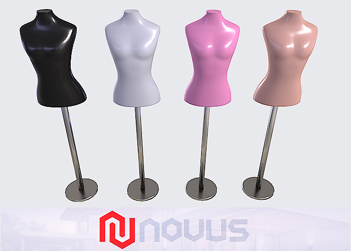 Torso Mannequin with Base - Display {Mesh}