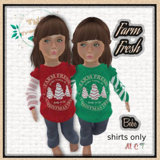 {TT} Farm Fresh Shirts- Bebe
