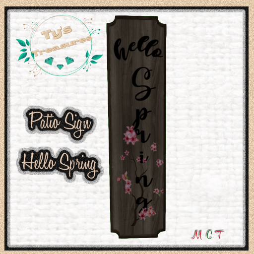 {TT} Decor - Hello Spring Sign