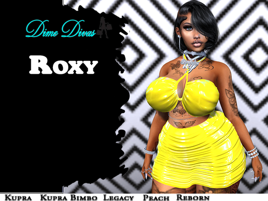Dime Divas - Roxy Dress Yellow