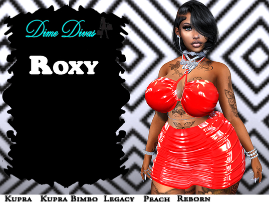 Dime Divas - Roxy Dress Red