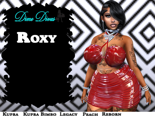 Dime Divas - Roxy Dress Burgundy
