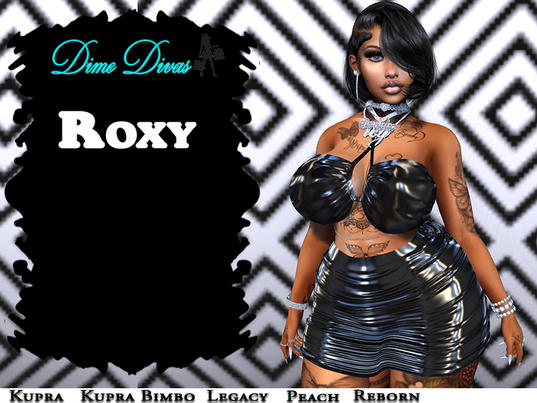Dime Divas - Roxy Dress Black