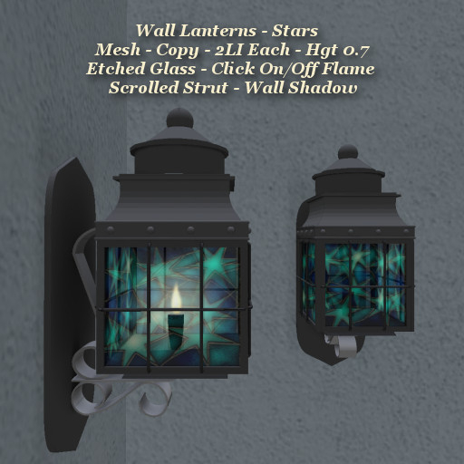 Wall Lantern - Stars