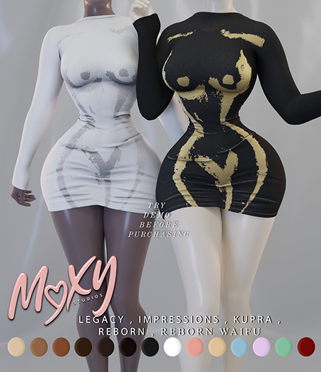 moxy - trompeii dress fatpack