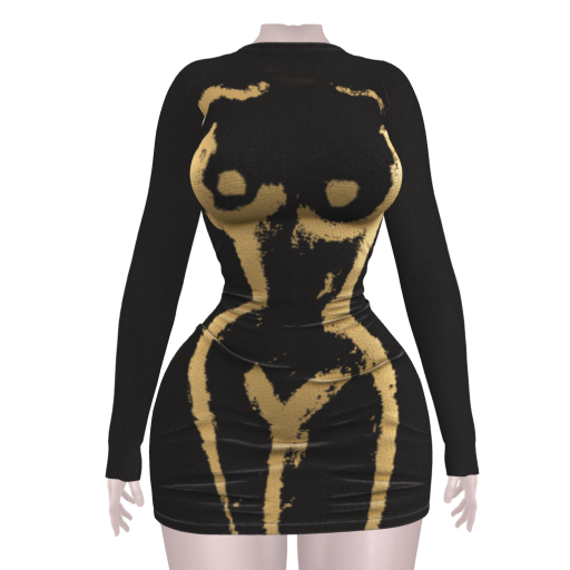 moxy - trompeii dress metallic pack