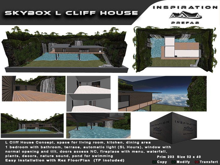 SkyBox L Cliff House