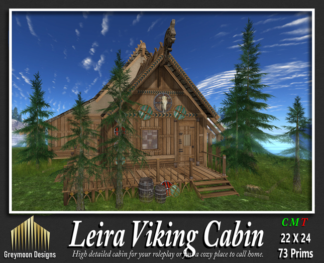 {Greymoon Designs} [BOXED] ~ Leira Viking Cabin