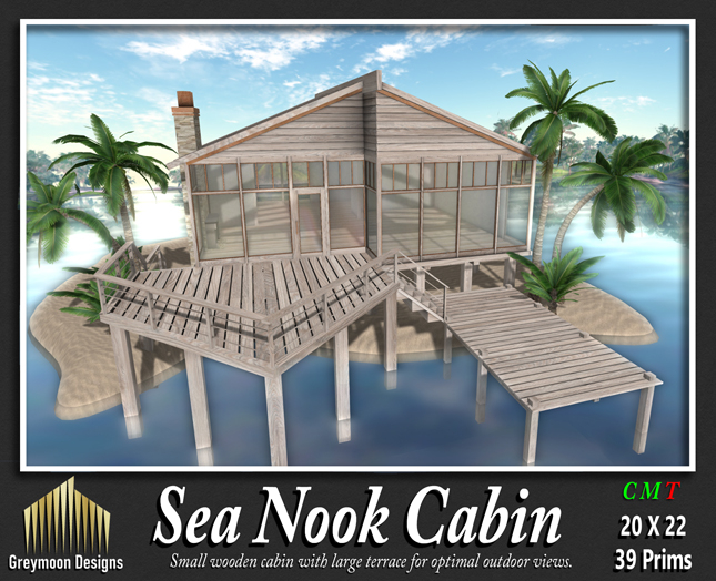 {Greymoon Designs} [BOXED] ~ Sea Nook Cabin