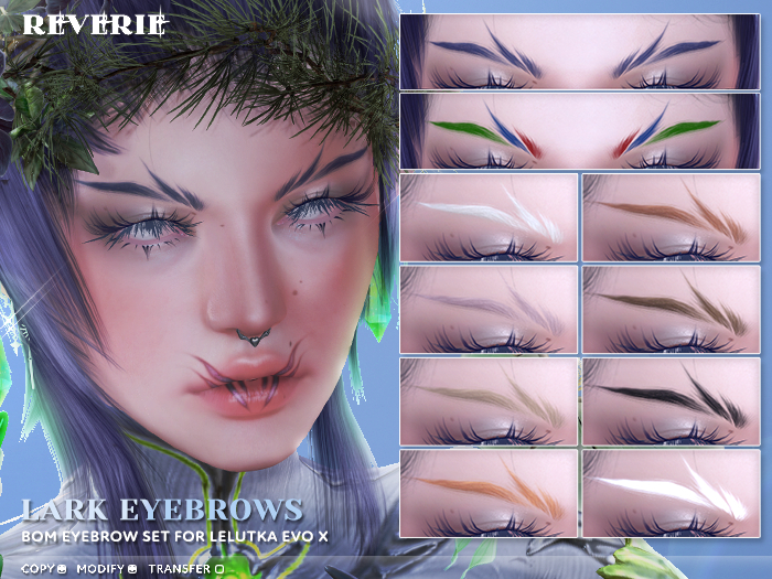 [REVERIE] Lark Eyebrows [BOM\EvoX]