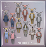 Deer Doll Gacha - Sweet Lies Original Box 10 COMMON