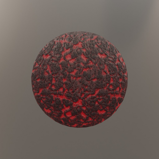 Second Life Marketplace (TI) PBR Ground (Rocky, Red, Emissive)