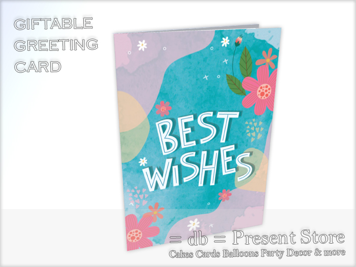 ::db:: Greeting Card Best Wishes #IV (rezz)