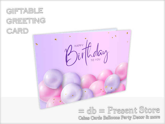 ::db:: Greeting Card Birthday Rezday #II (rezz)