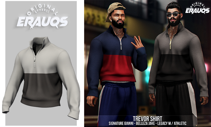 [ ERAUQS ] - Trevor Shirt - 03