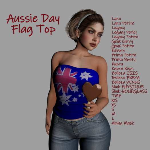 Aussie Flag Top Boxed