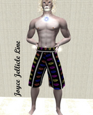 Men's Neon Kisses Shorts