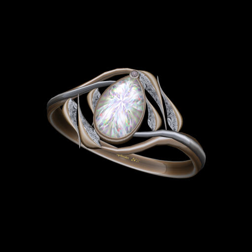 Gold Leaf Ring TW - R