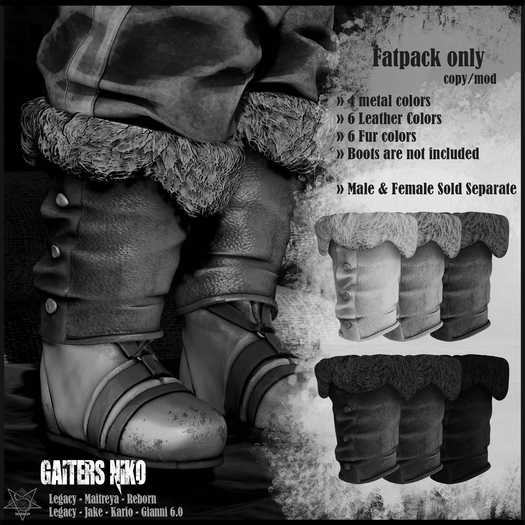 //RKS// Gaiters Niko - DEMO