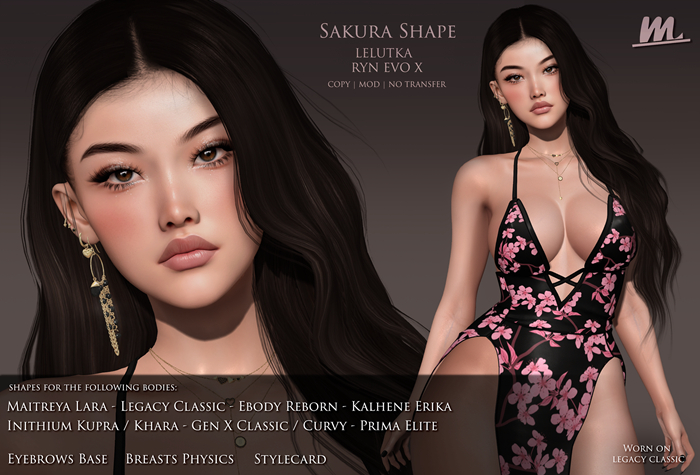 ::Midori's Store:: Sakura Shape (Lelutka Ryn 3.1 Evo X)
