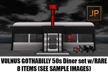 VULNUS GOTHABILLY 50s Diner set w/RARES (8 items)
