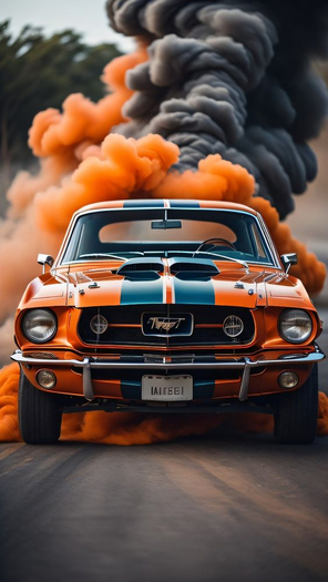 MELMON. ABSTR.CAR MUSTANG (ADDTOUNPACK)