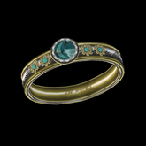 Crescent Moon Wolf Ring {OS}