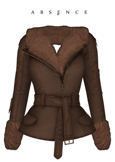 ABSENCE - Essential Jacket BROWN