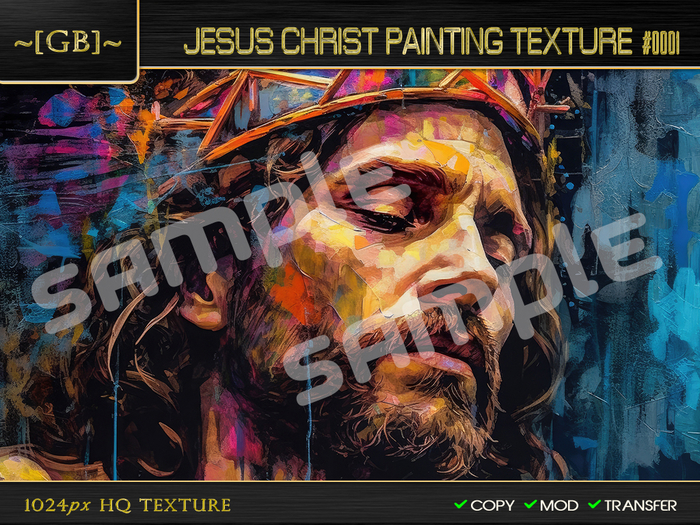 Second Life Marketplace - ~ [GB] Textures HQ ~ 00326 - Jesus Christ ...