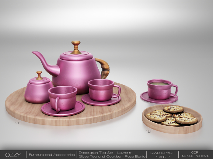 [[OZZY]] Amaterasu Tea Set - Pink