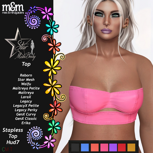 M&M - Strapless Top (H7) - 7 Colours UNPACK