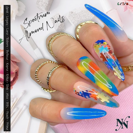 ::NN:: Spectrum Almond Nails  