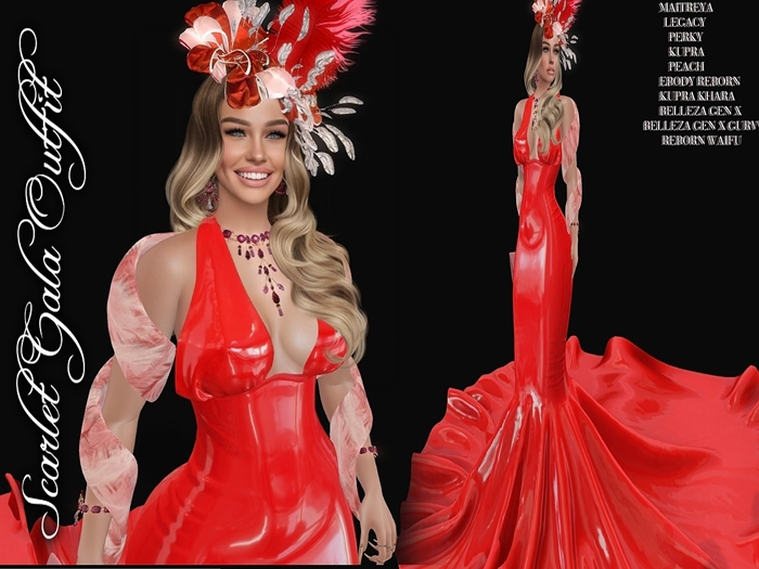 SCARLET GALA OUTFIT