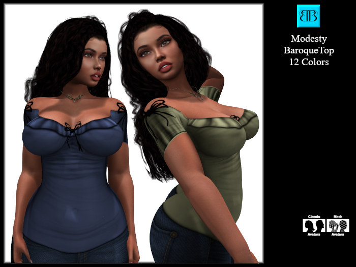 *BB* BoM Modesty Baroque Top 