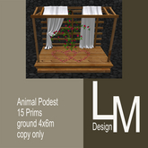 LM Animal Podest Heart * Promo*