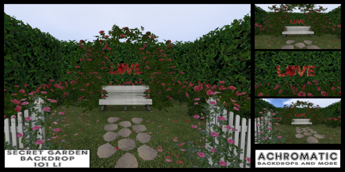 [A] Secret Garden Backdrop