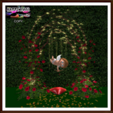 Valentine's - Lit Tree Arch with Cupid
